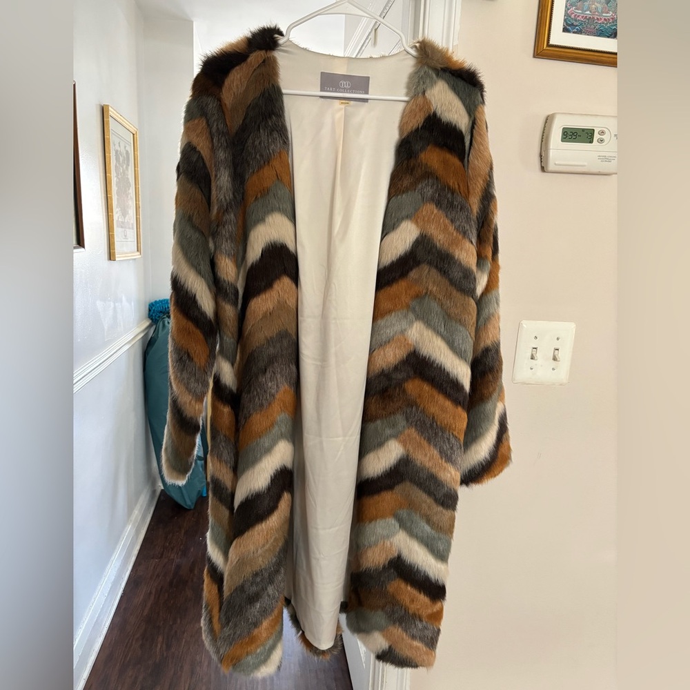 Tart Collections Faux Fur Coat - Picture 2 of 6